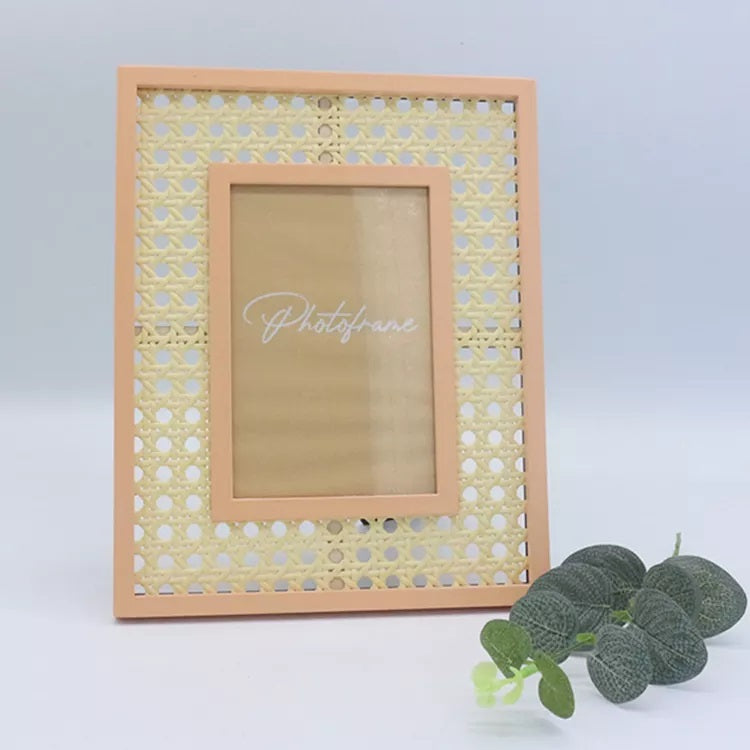 Rattan Photo Frame